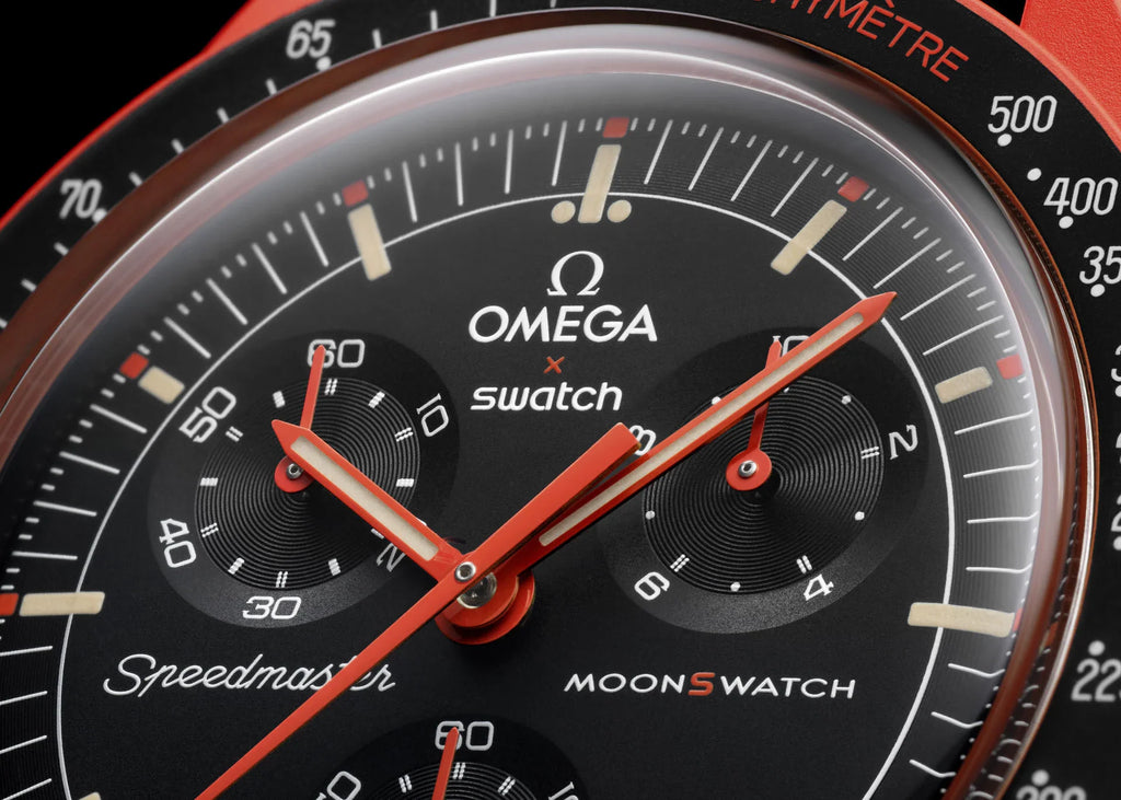 bioceramic Moonswatch MISSION ON EARTH - LAVA Clone 1.1