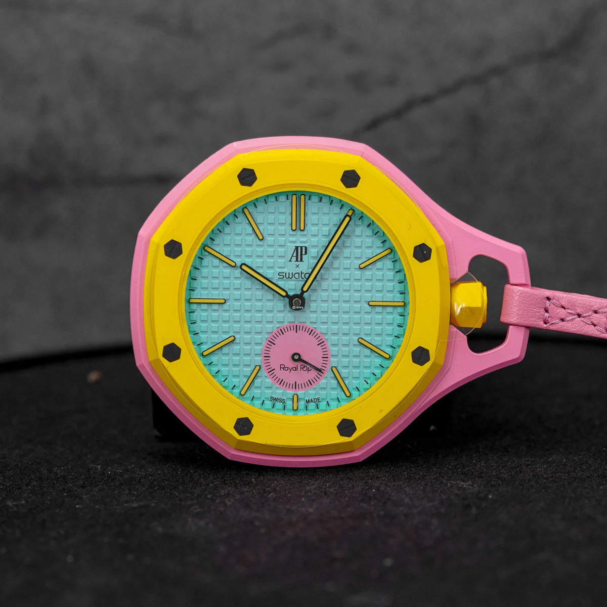 OTG ROZ Materiale della cassa SWATCH BIOCERAMIC Impermeabile 2 Bar Movimento Meccanico Clone 1.1