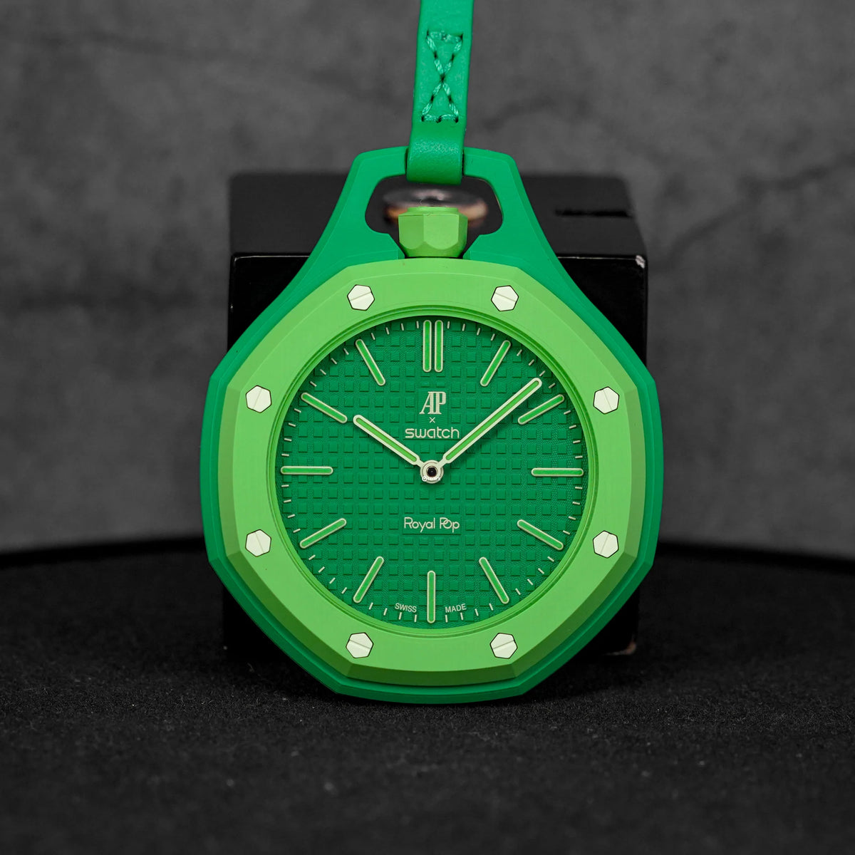 GREEN EIGHT Materiale della cassa SWATCH BIOCERAMIC Impermeabile 2 Bar Movimento Meccanico Clone 1,1