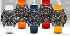 Orologio Breitling Endurance Pro 44mm con quadrante nero, Clone 1.1 dettagli gialli e cinturino in caucciù chrono ibrido
