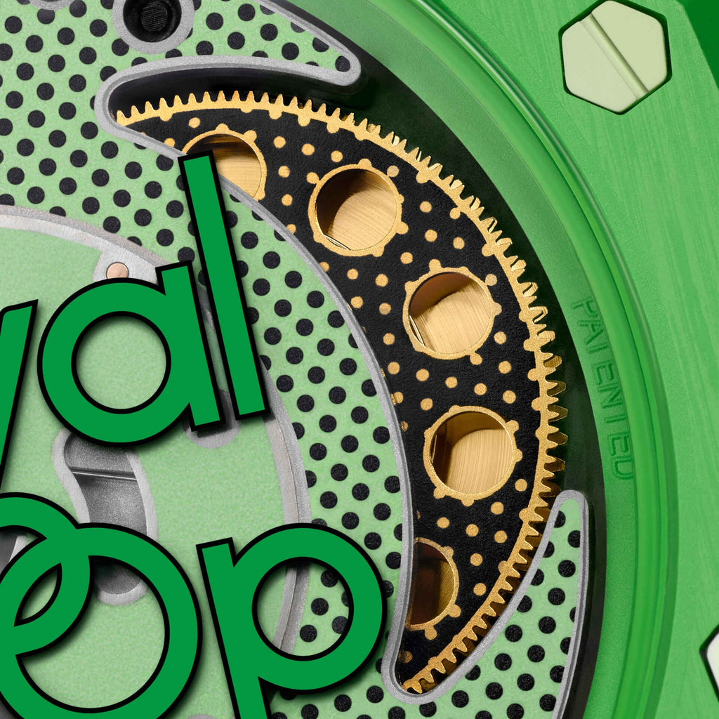 GREEN EIGHT Materiale della cassa SWATCH BIOCERAMIC Impermeabile 2 Bar Movimento Meccanico Clone 1,1