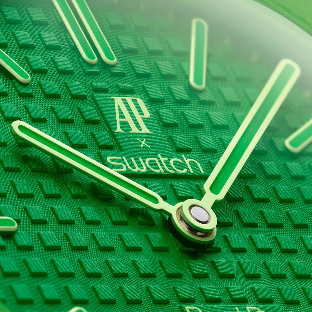 GREEN EIGHT Materiale della cassa SWATCH BIOCERAMIC Impermeabile 2 Bar Movimento Meccanico Clone 1,1