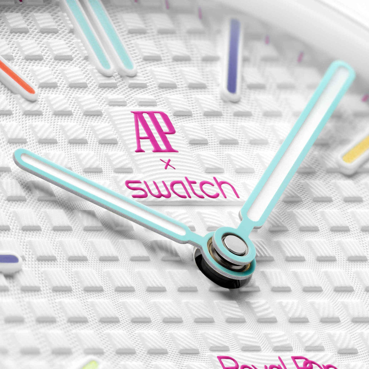 HUIT BLANC Materiale della cassa SWATCH BIOCERAMIC Impermeabile 2 Bar Movimento Meccanico Clone 1.1