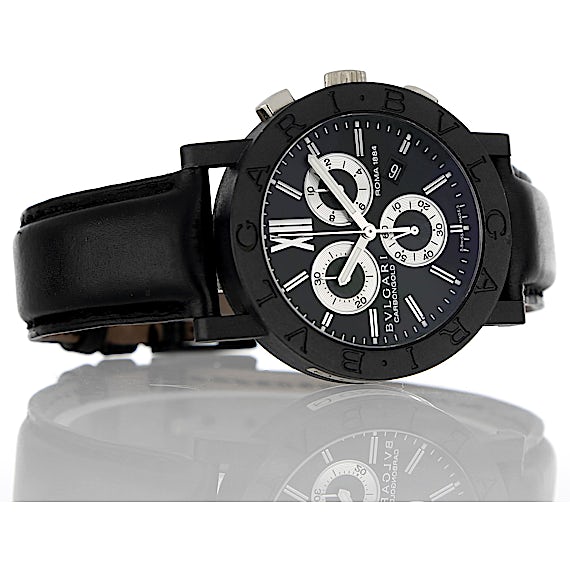 Bvlgari  Black Dial Men's Watch Clone 1.1 Roma