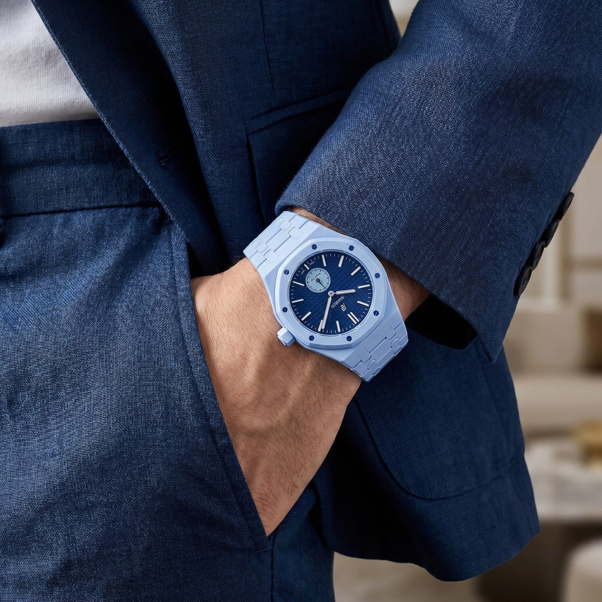 LAN BA Materiale della cassa SWATCH BIOCERAMIC Impermeabile 2 Bar Movimento Meccanico Clone 1.1