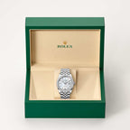 Rolex Datejust  Black Diamond Dial Stainless Steel Oyster 36mm Clone 1.1 Mens Watch