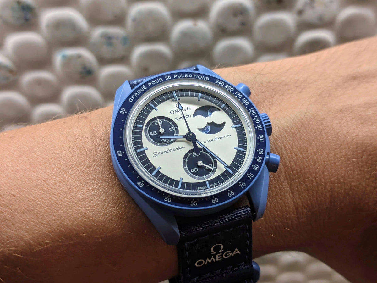 bioceramic Moonswatch MISSION TO THE SUPER BLUE Clone 1.1