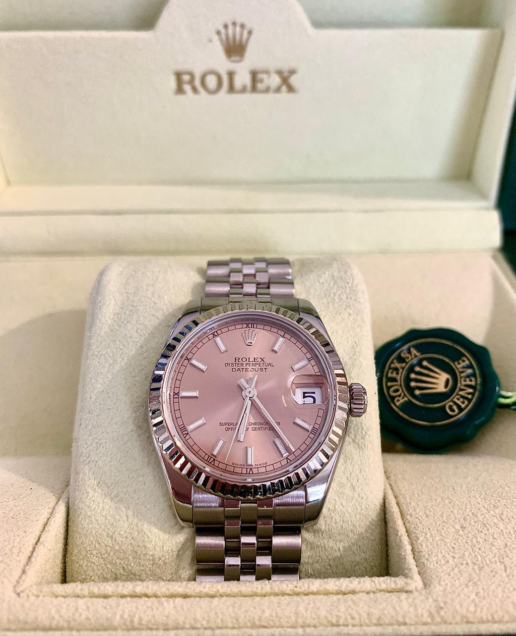 Rolex Lady DATEJUST 26 Pink Numeri Romani DateJust