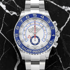 Rolex Yacht-Master II 116680 44mm White Dial 9 Links