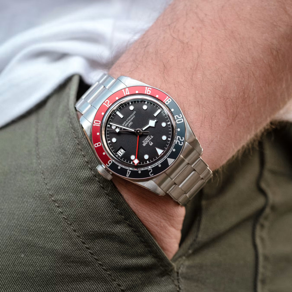 Tudor Heritage Black Bay GMT con lunetta Pepsi