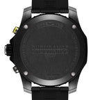 Orologio Breitling Endurance Pro 44mm con quadrante nero, Clone 1.1 dettagli gialli e cinturino in caucciù chrono ibrido